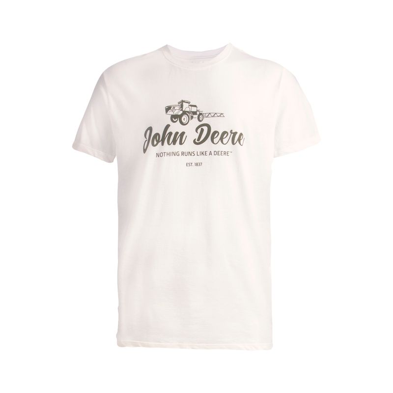 Remera John Deere con logo Pulverizador