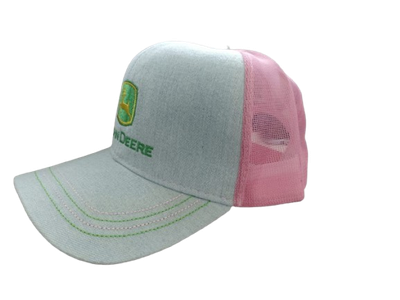 Gorro John Deere Dama Jeans Y Rosa
