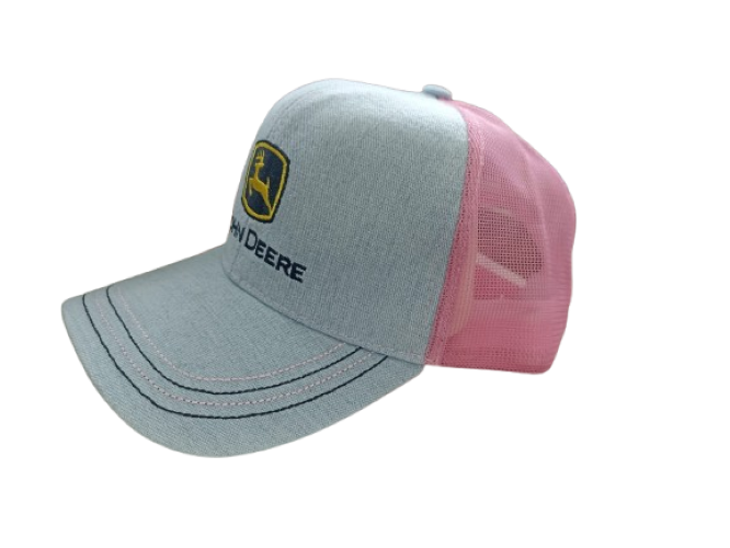 Gorro John Deere Rosa