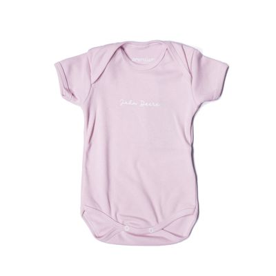 Body John Deere - Rosa Bebe