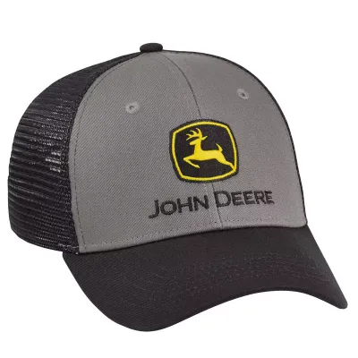 Gorro John Deere gris construcción Gorro John Deere gris construcción