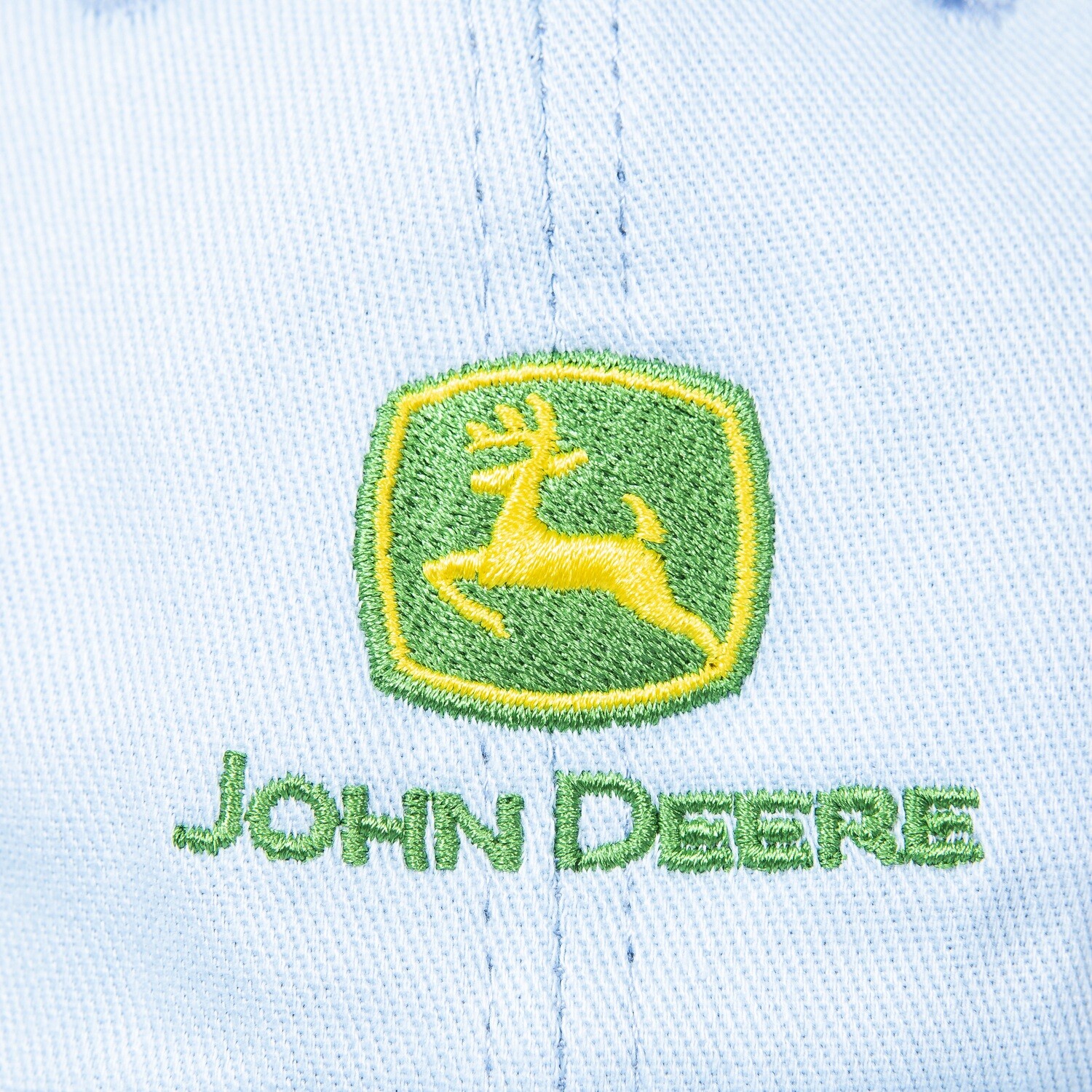 Gorro Infantil John Deere Celeste