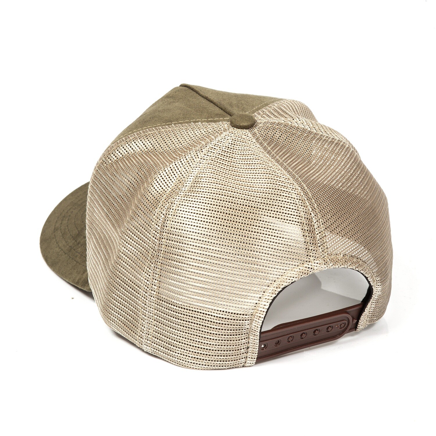 Gorro John Deere Verde Militar C/Malla - Logo Oval
