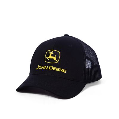 Gorro John Deere Negro C/Malla - Logo CO