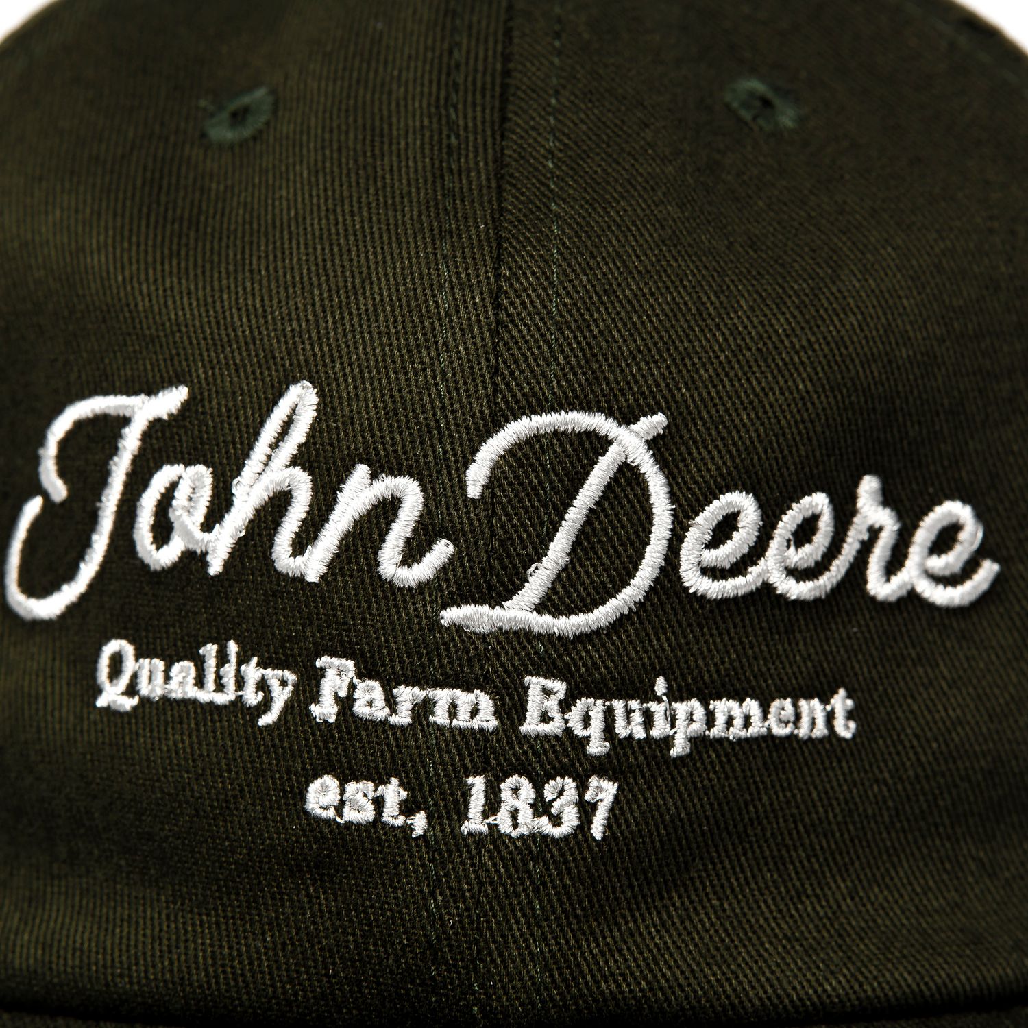 Gorro John Deere Cursiva - Negro