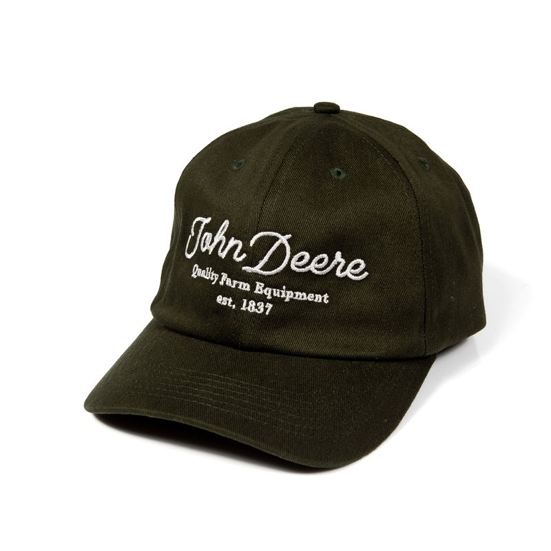 Gorro John Deere Cursiva - Negro