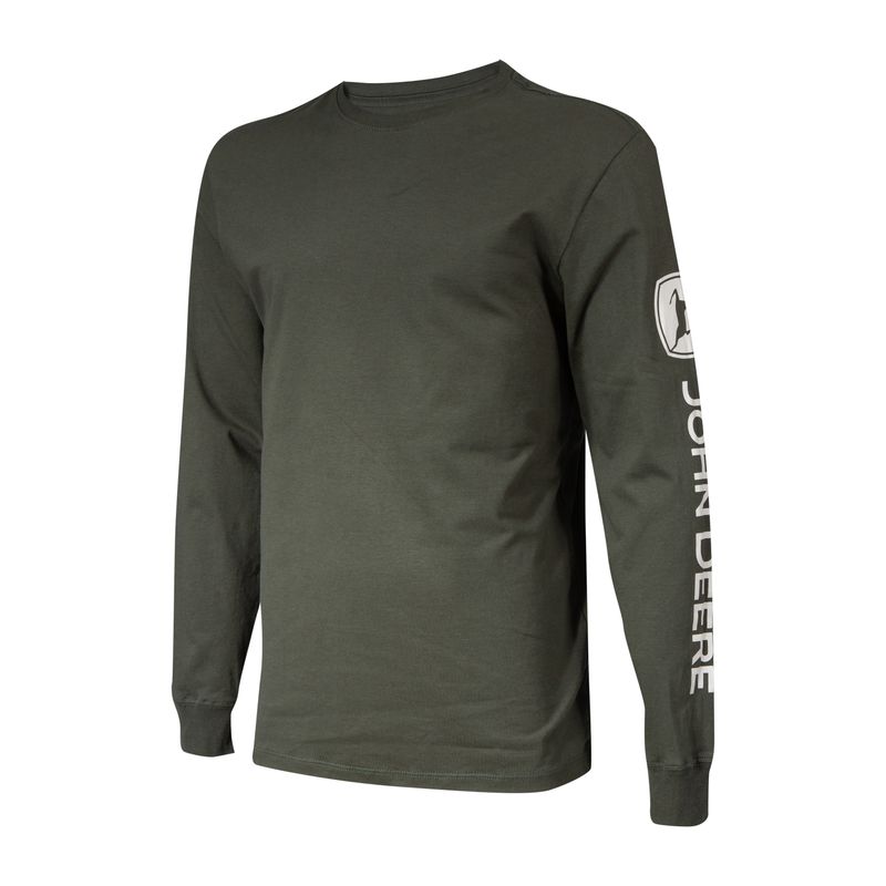 Remera John Deere M/L Logo Manga
