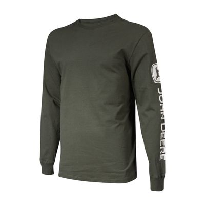 Remera John Deere M/L Logo Manga