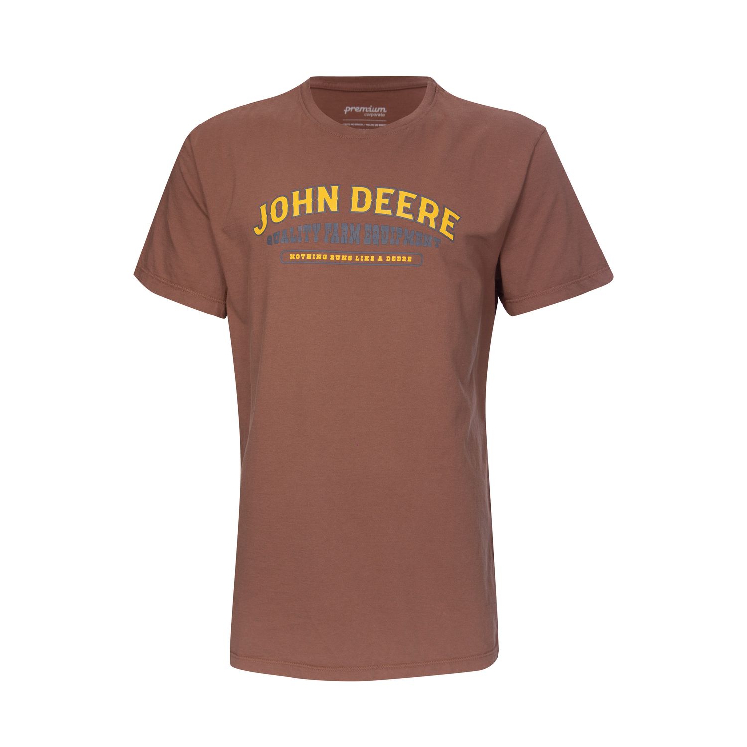 Camiseta John Deere Camiseta John Deere "Farm Equipment" - Marrón