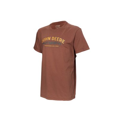 Camiseta John Deere "Farm Equipment" - Marrón