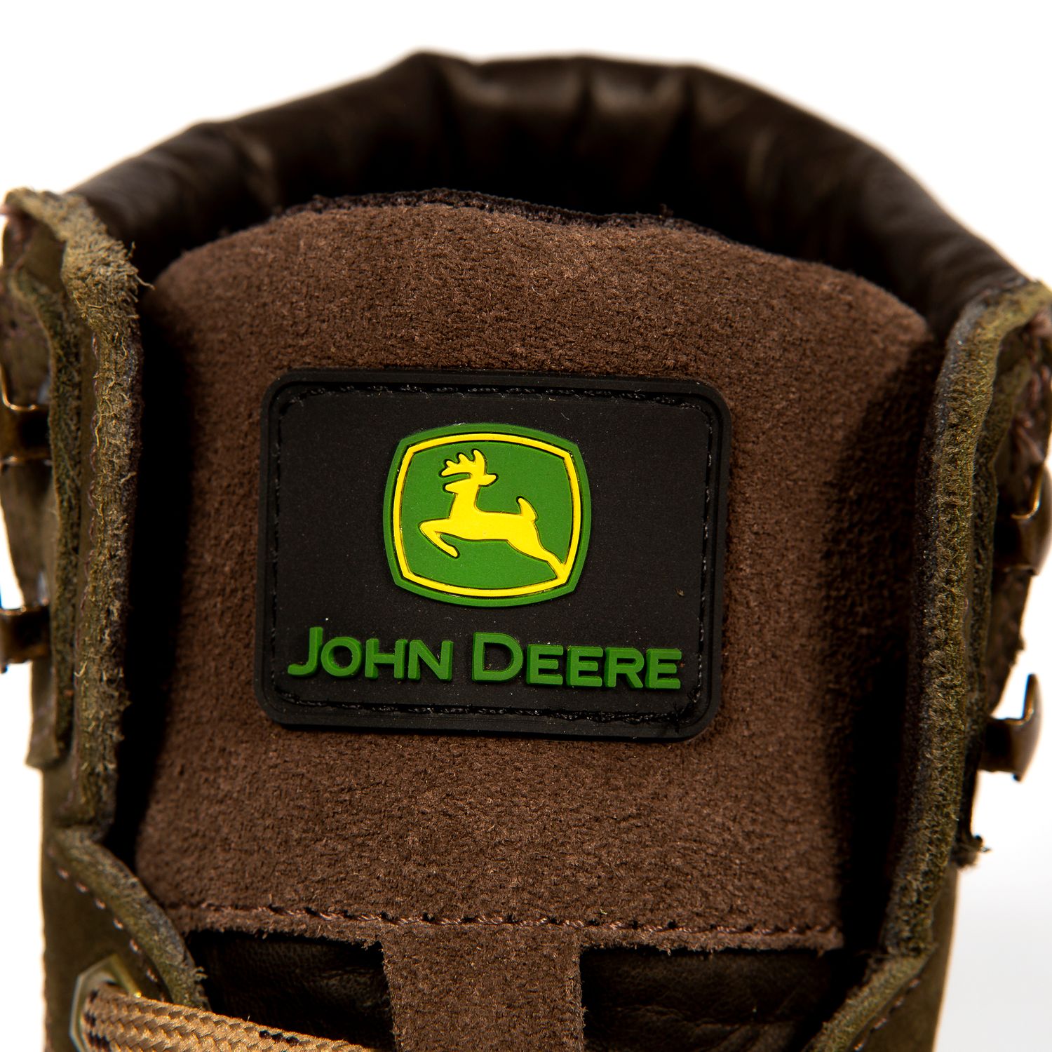 Borcego John Deere Cuero Nobuck - Verde Oscuro Borcego John Deere Cuero Nobuck - Verde Oscuro