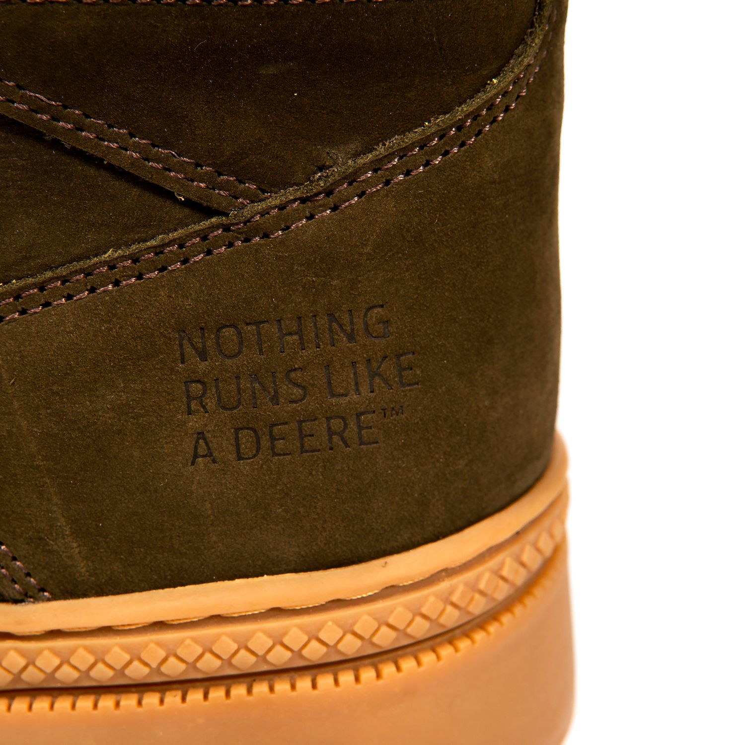 Borcego John Deere Cuero Nobuck - Verde Oscuro Borcego John Deere Cuero Nobuck - Verde Oscuro