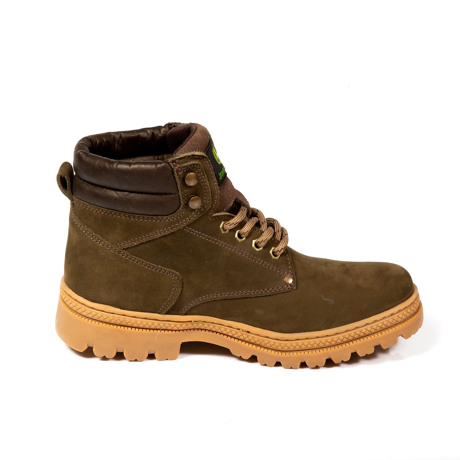Borcego John Deere Cuero Nobuck - Verde Oscuro Borcego John Deere Cuero Nobuck - Verde Oscuro