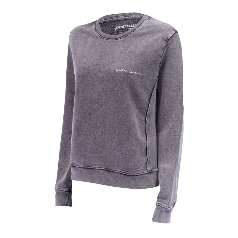 Buzo John Deere Femenino A La Base - Gris Oscuro