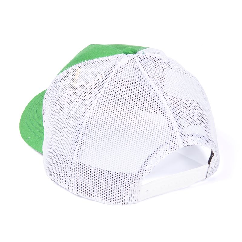 Gorro Verde John Deere - Malla Blanca/Logo CO