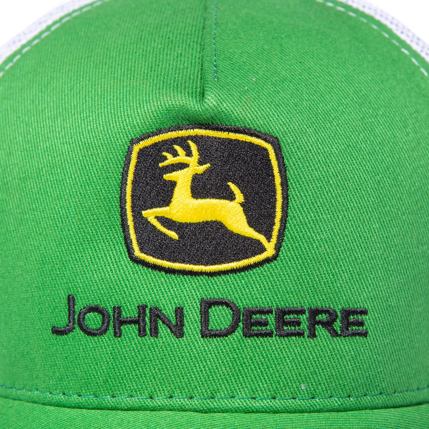 Gorro John Deere Trucker Verde/Blanco Con logo Cons.