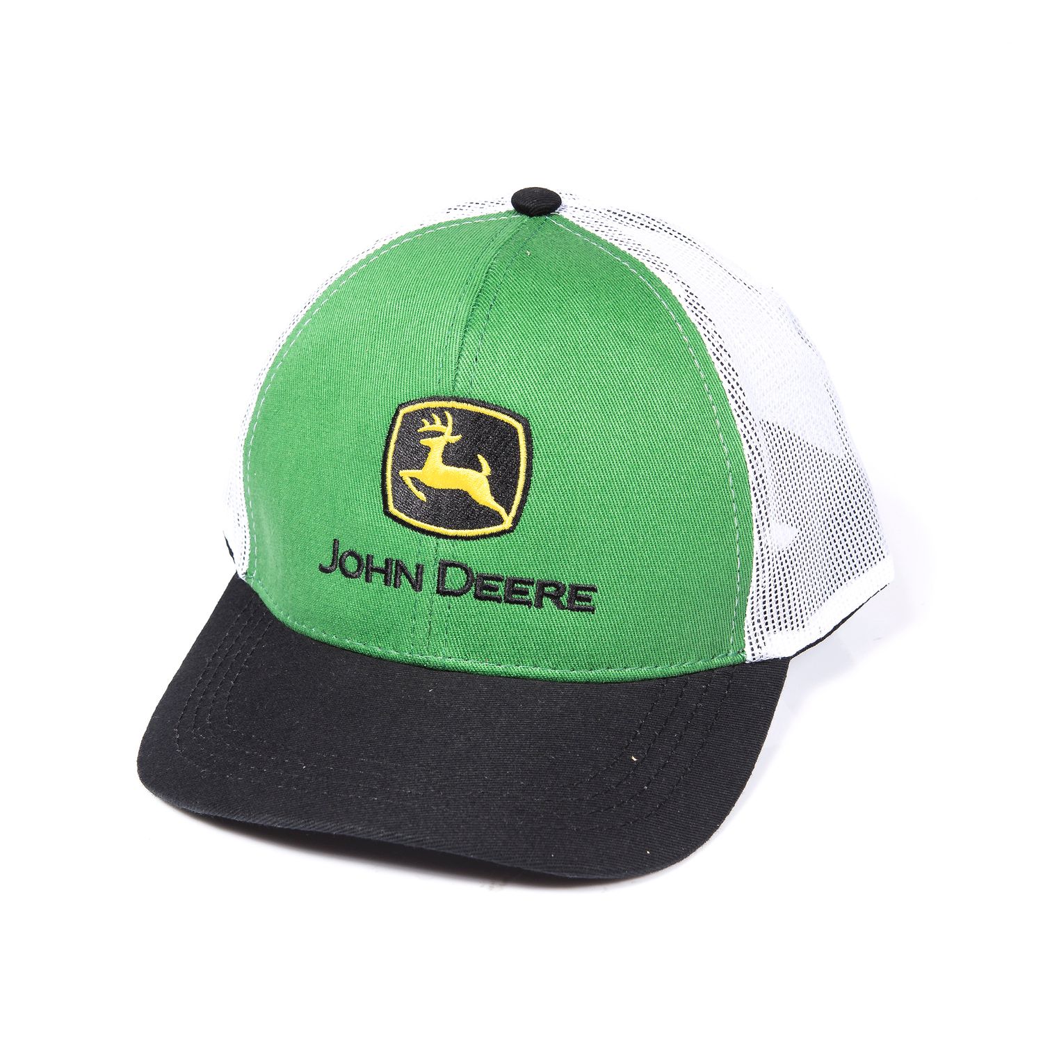 Gorro John Deere Trucker Verde/Blanco/Negro Con logo Cons. Gorro John Deere Trucker Verde/Blanco/Negro Con logo Cons.