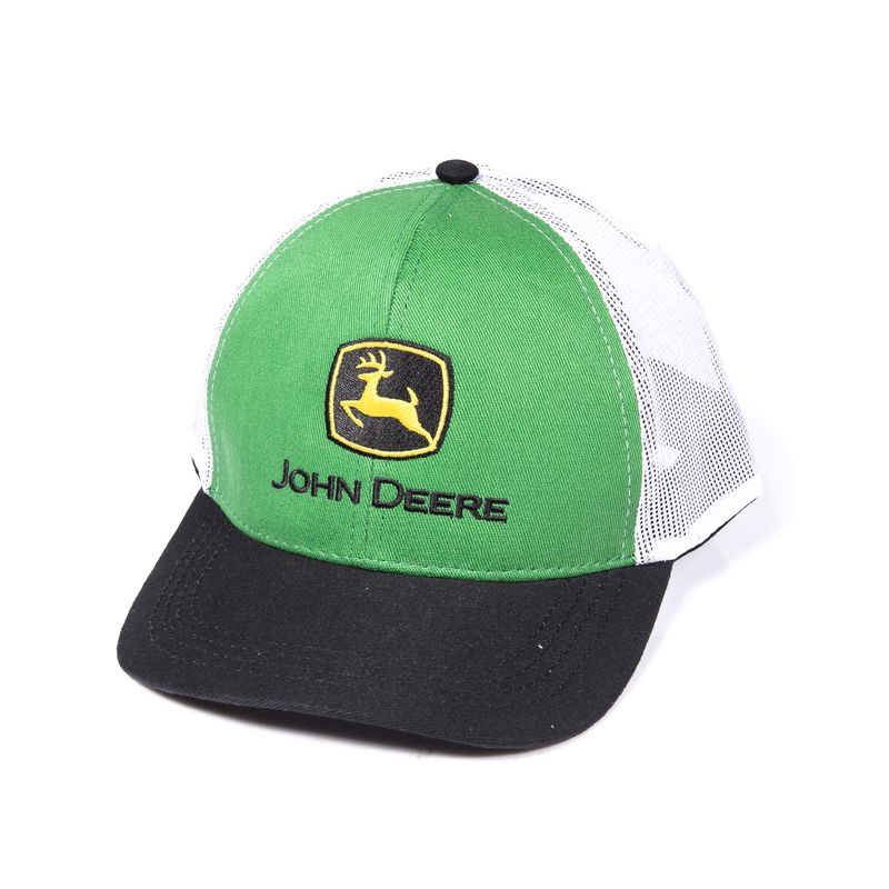 Gorro John Deere Trucker Verde/Blanco/Negro Con logo Cons.