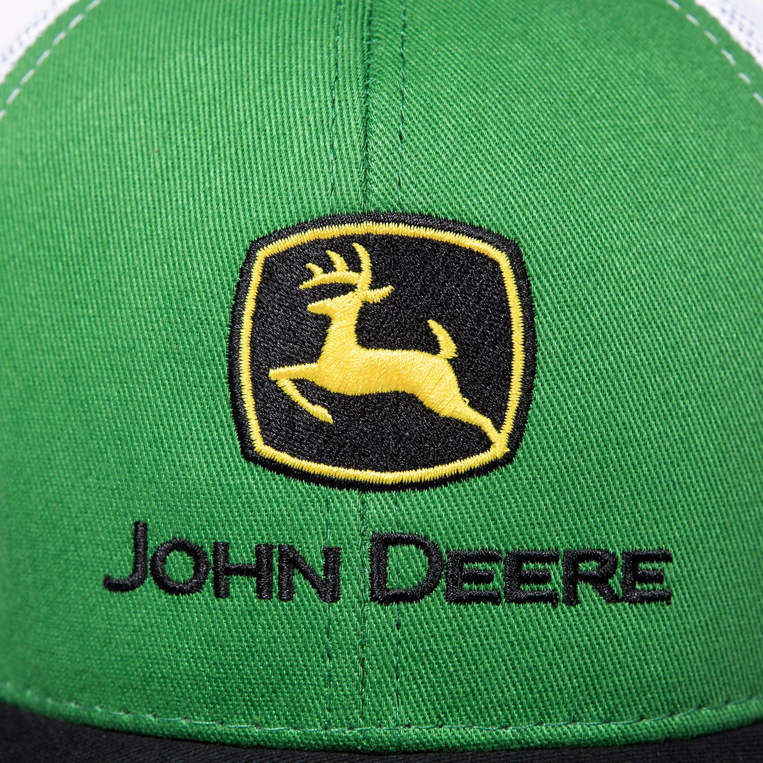 Gorro John Deere Trucker Verde/Blanco/Negro Con logo Cons. Gorro John Deere Trucker Verde/Blanco/Negro Con logo Cons.