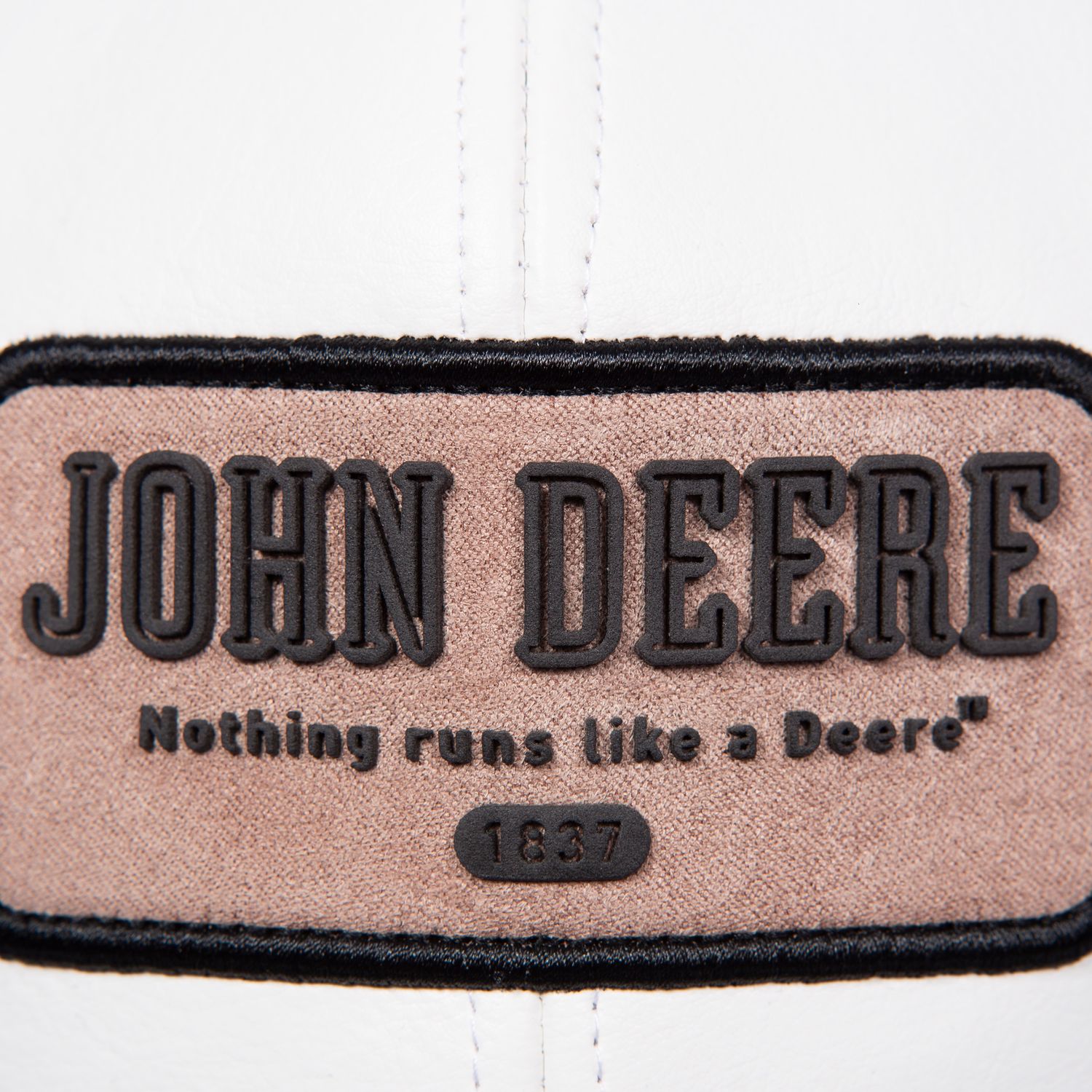 Gorro John Deere Estructurado Premium Rosa/blanco