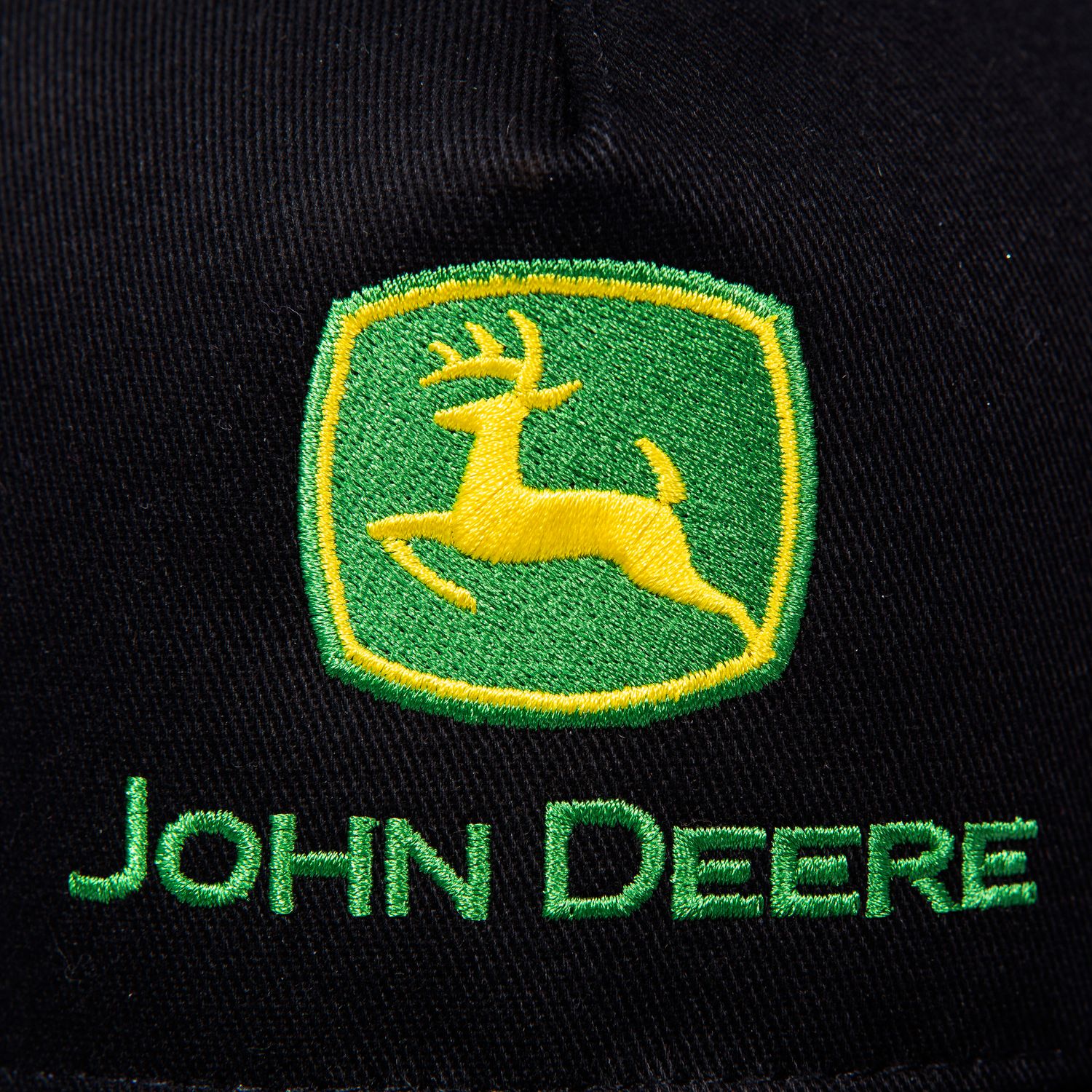 Gorro John Deere Trucker Negro/gris Con logo