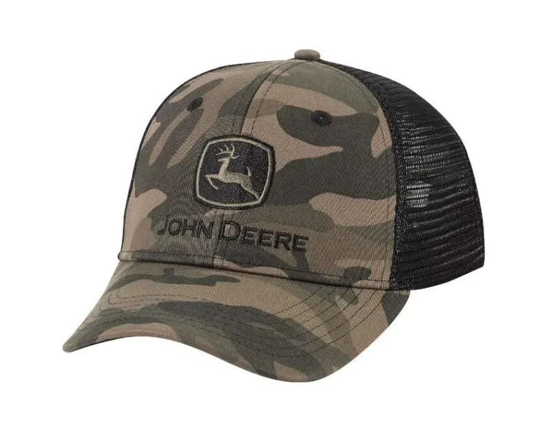 Gorro John Deere Premium  Camuflado/Negro