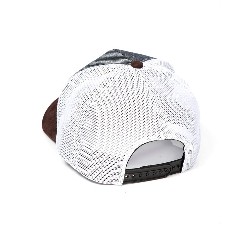 Gorro John Deere Trucker Premium Gris/Maron/Blanco