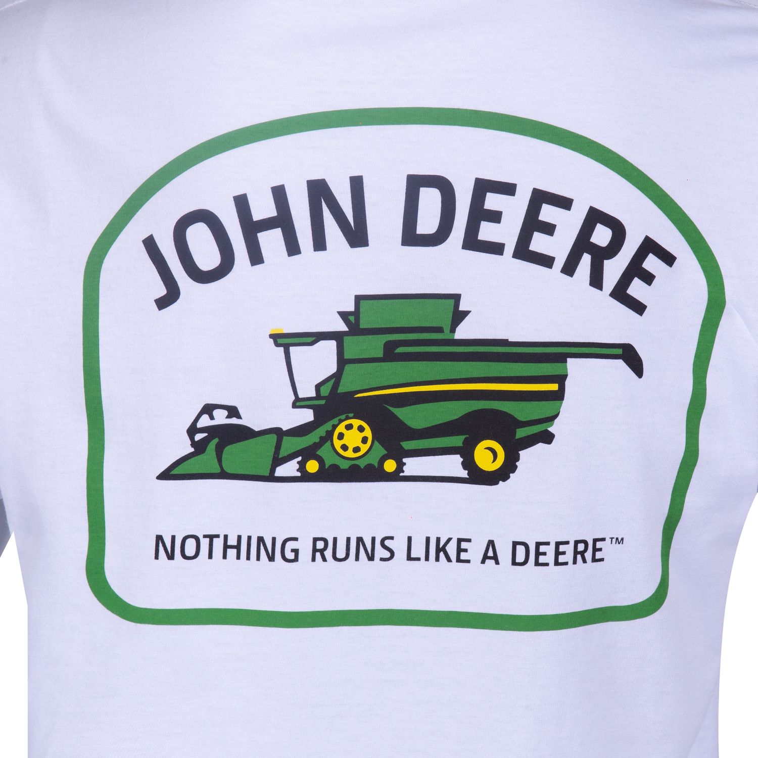 Remera John Deere Clásica Blanco con estampa