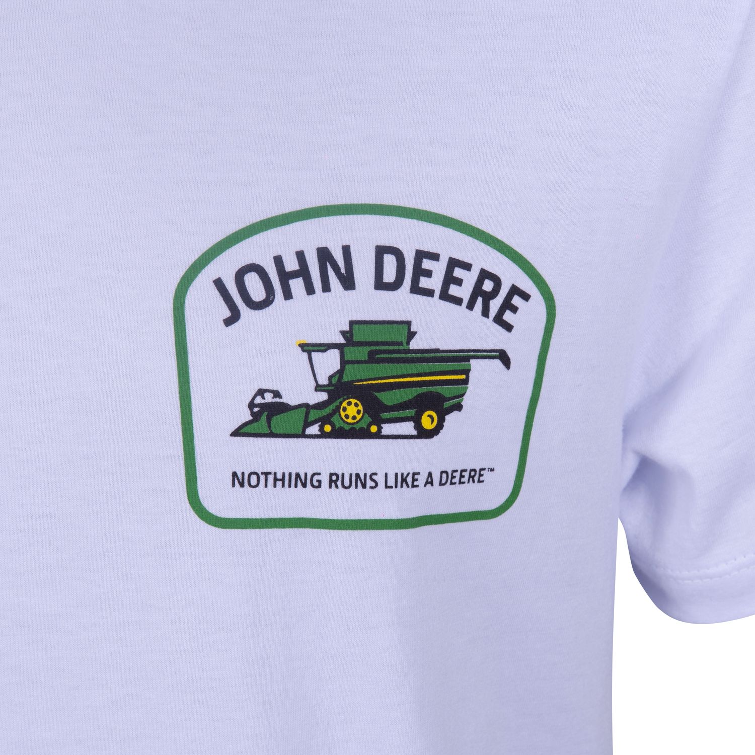 Remera John Deere Clásica Blanco con estampa
