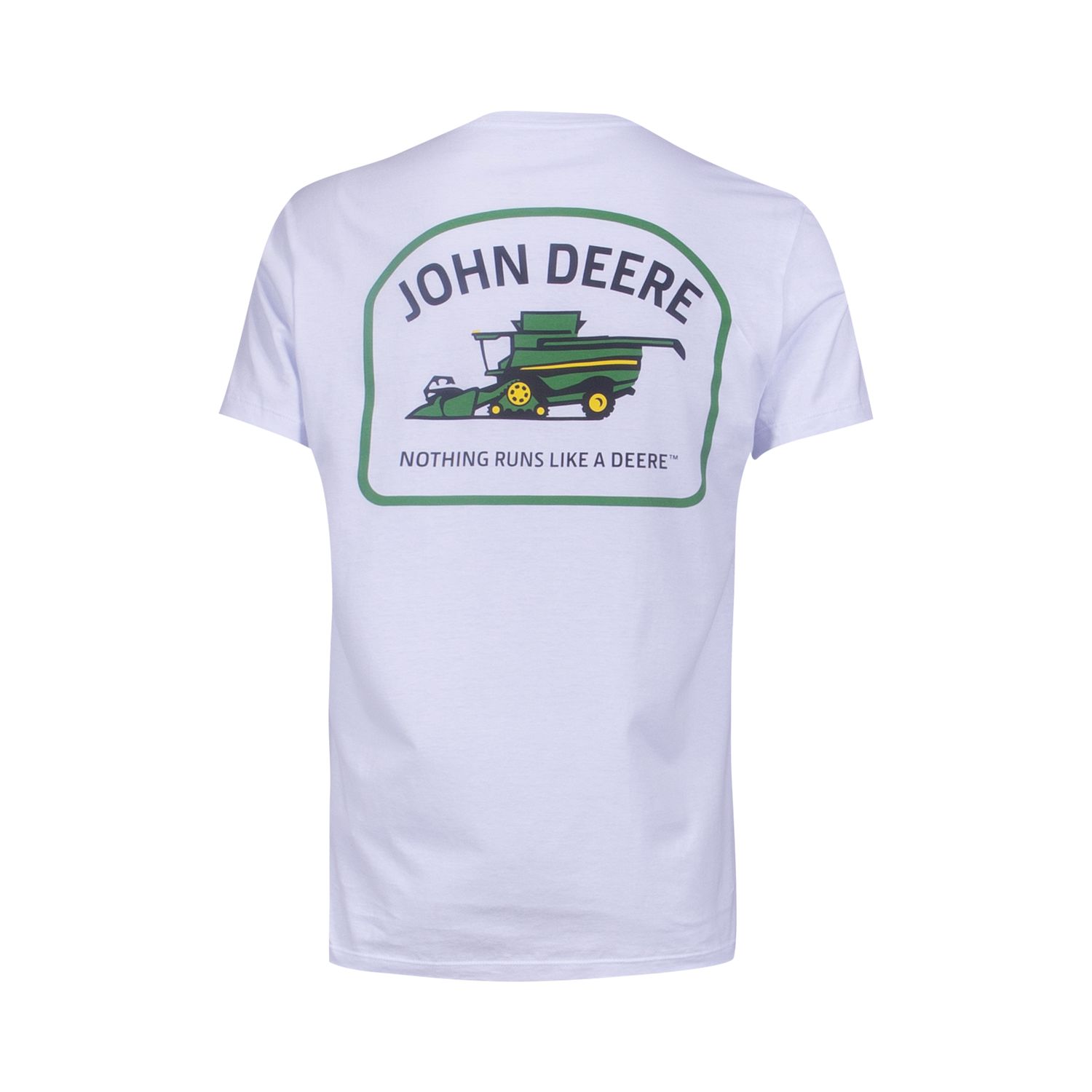 Remera John Deere Clásica Blanco con estampa