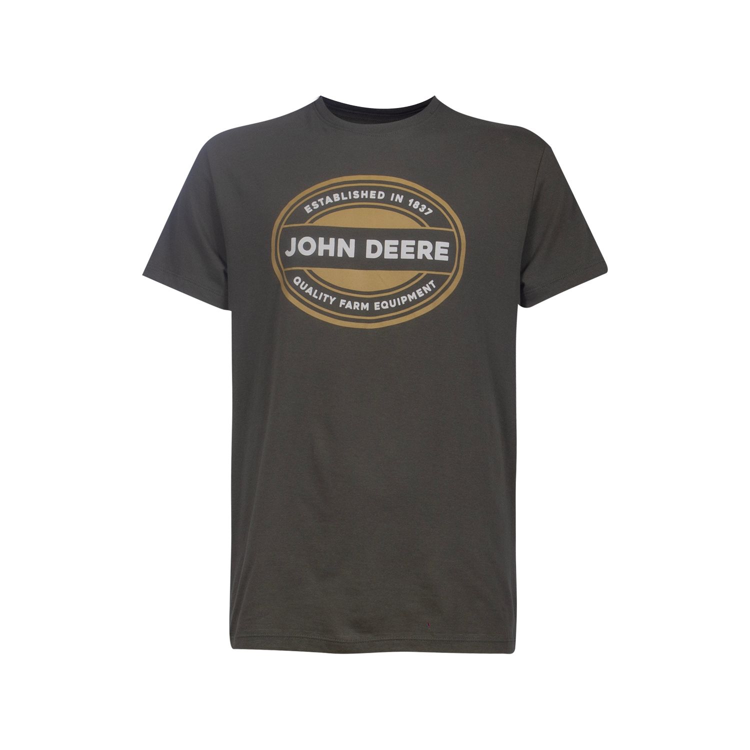 Remera John Deere Clásica Verde Militar