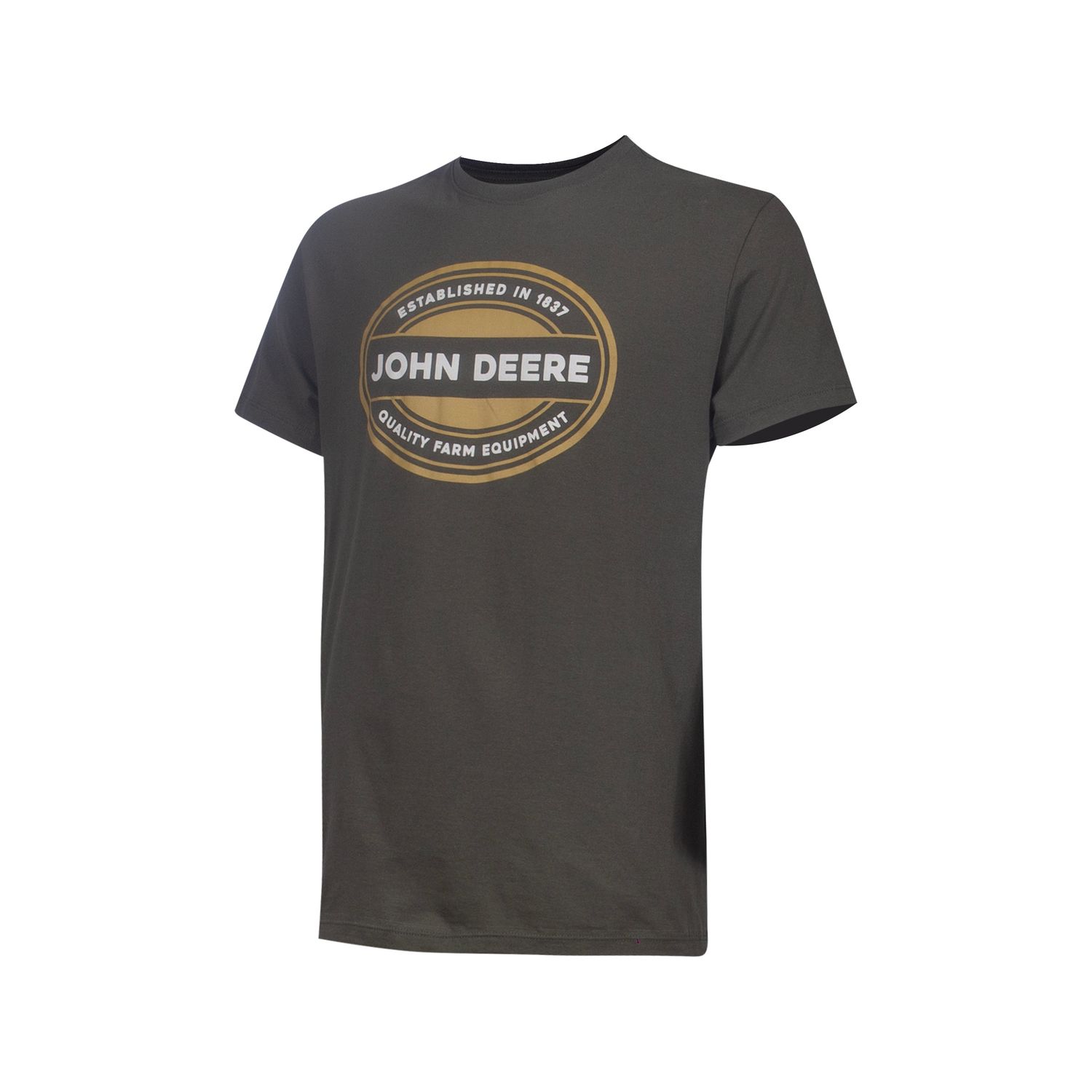 Remera John Deere Clásica Verde Militar