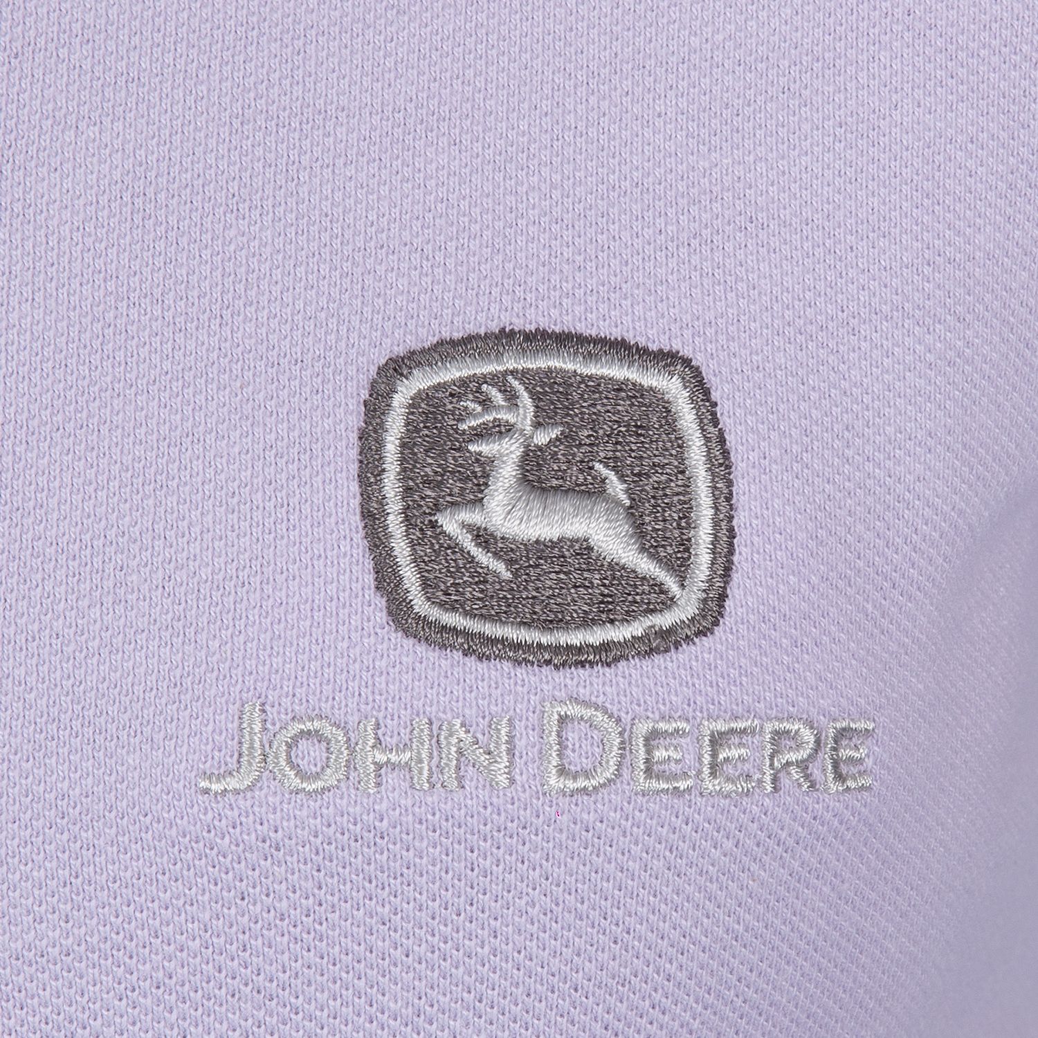 Camiseta femenina John Deere Lila bebé