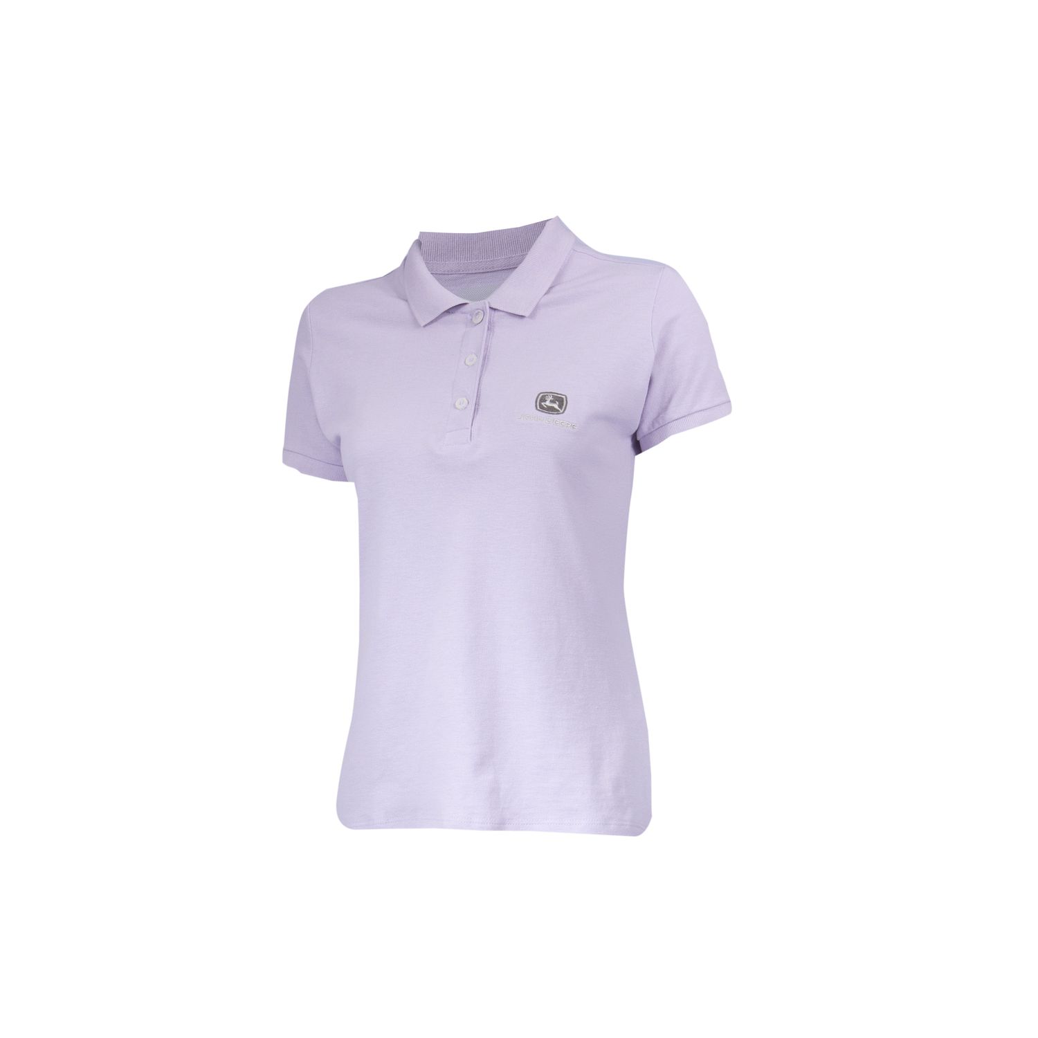 Camiseta femenina John Deere Lila bebé
