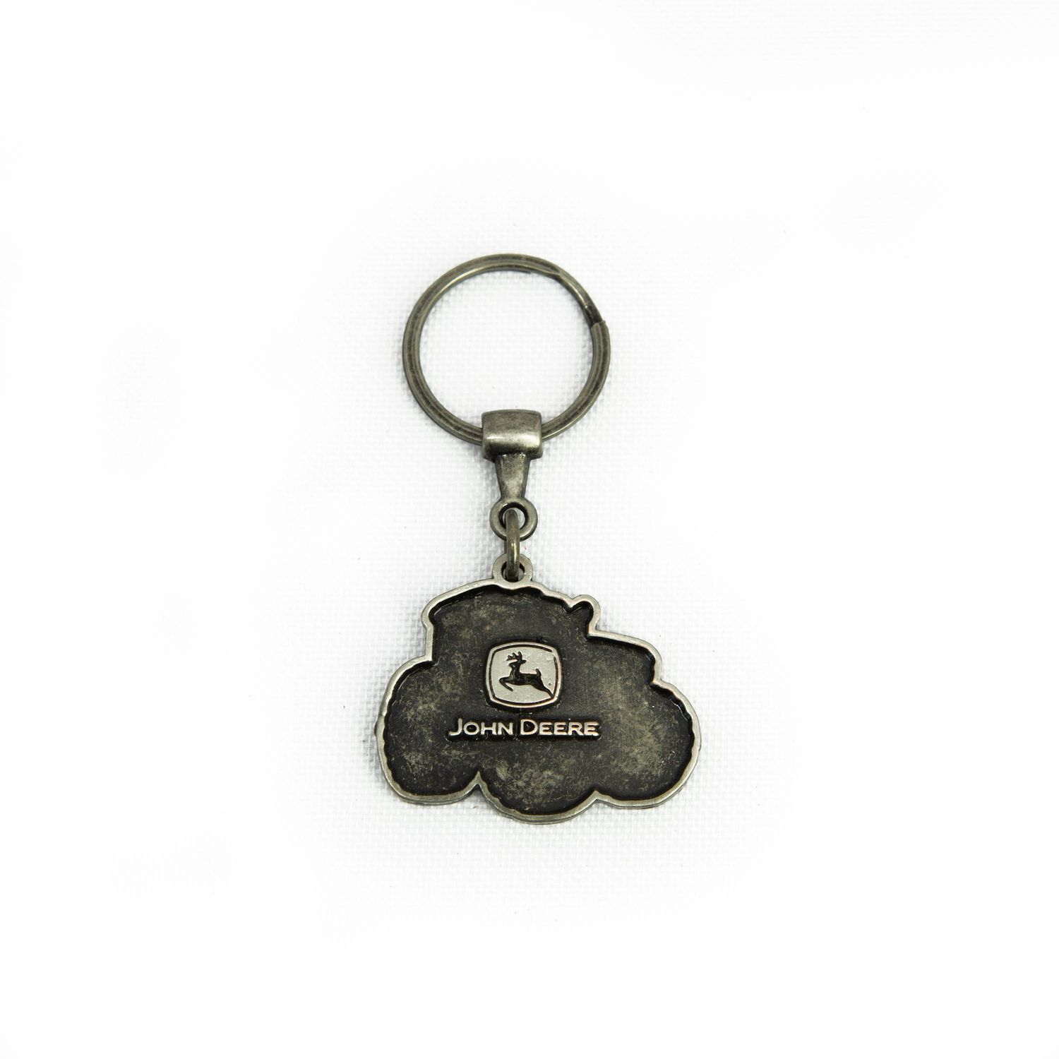 Llavero Metalico Plata  6R John Deere