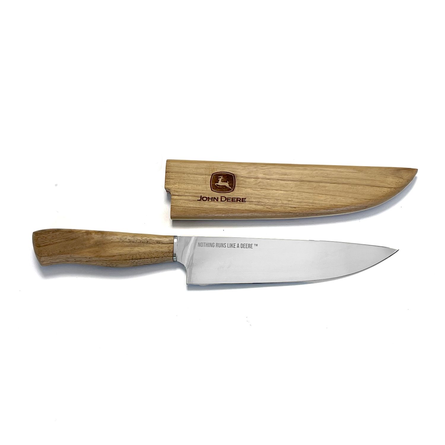 Cuchillo de barbacoa premium John Deere con tapa