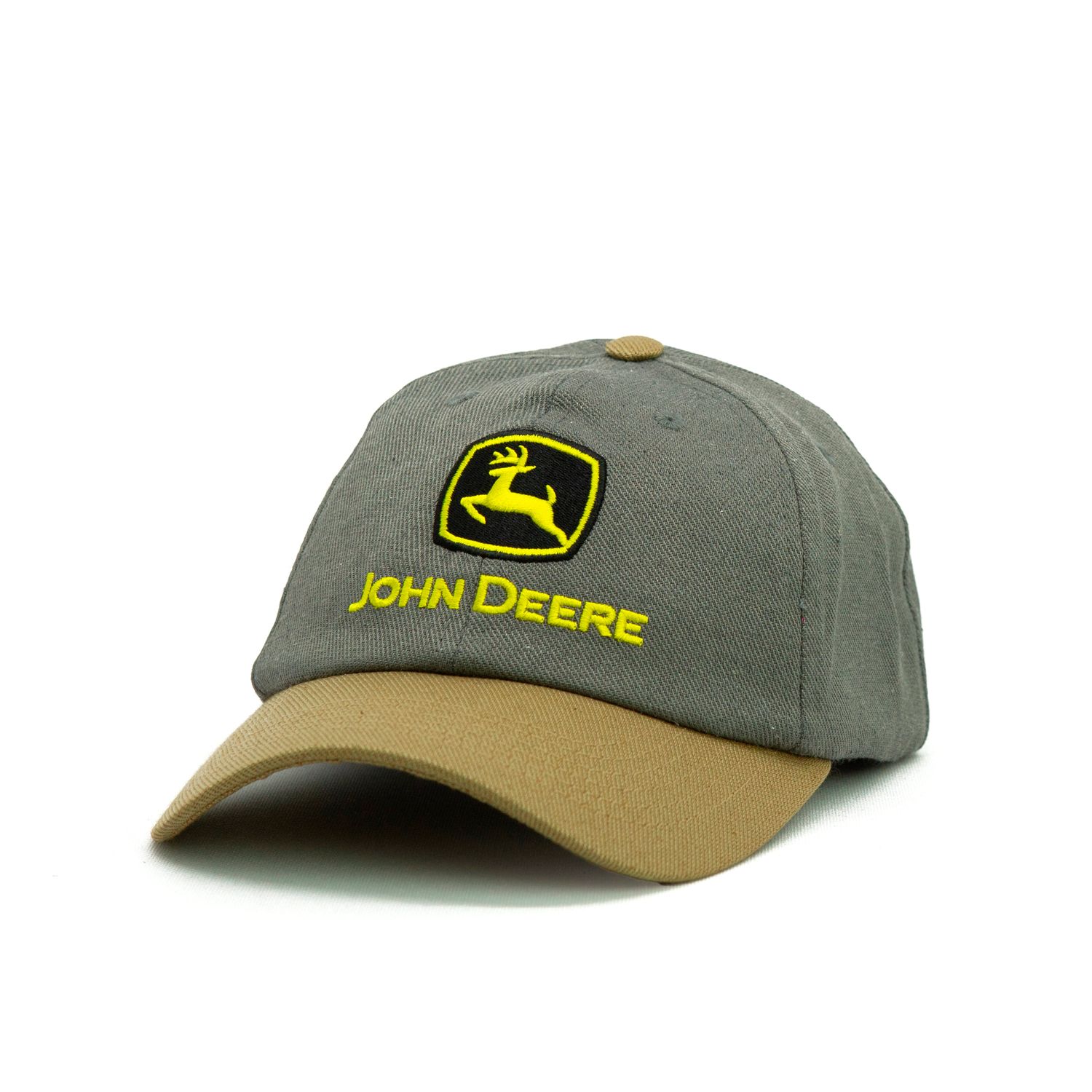 Gorro John Deere Gris/Mostaza - Construcción
