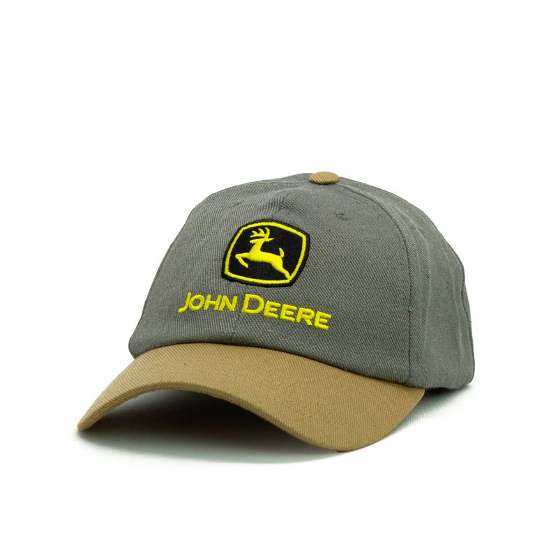 Gorro John Deere Gris/Mostaza - Construcción