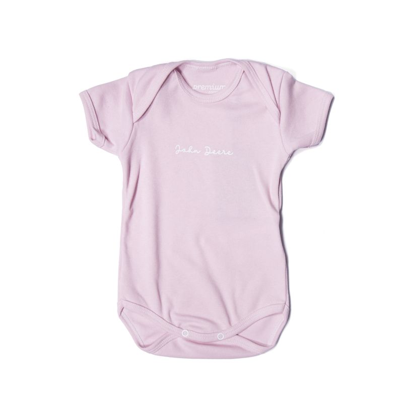 Body John Deere - Rosa Bebe