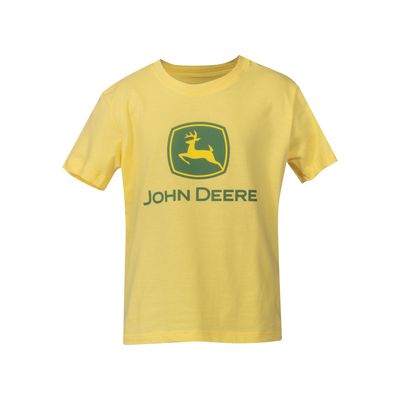 Camiseta Infantil John Deere Clásica - Amarillo Agro