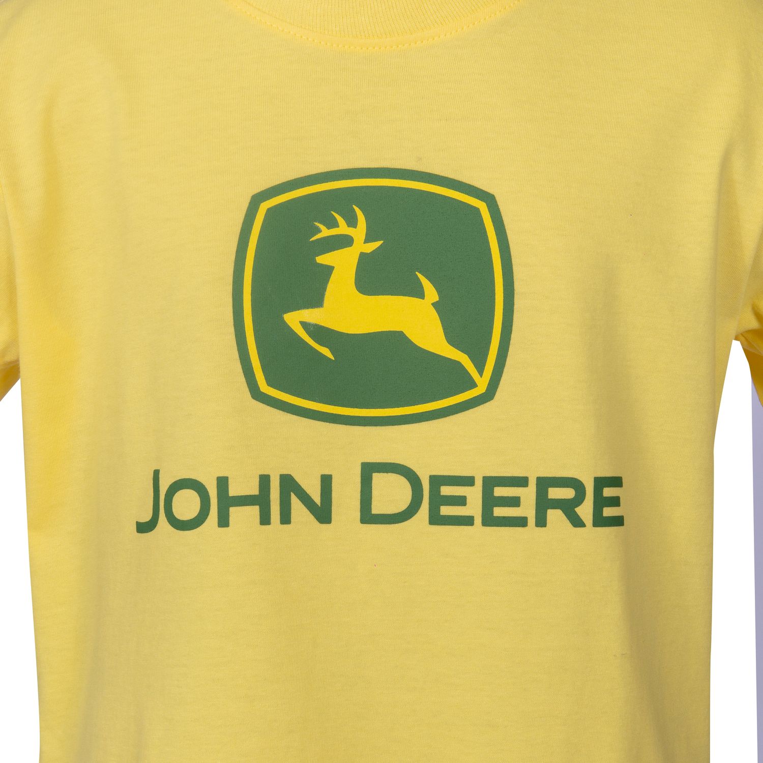 Camiseta Infantil John Deere Clásica - Amarillo Agro