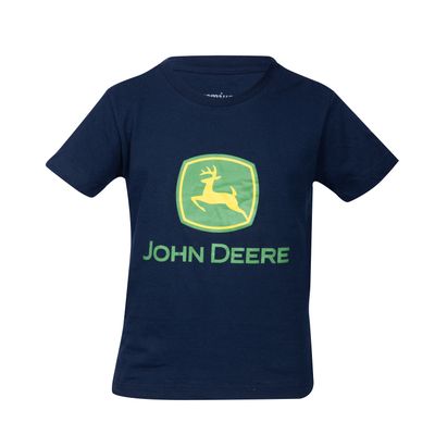 Camiseta Infantil John Deere Clásica - Azul Marino Camiseta Infantil John Deere Clásica - Azul Marino