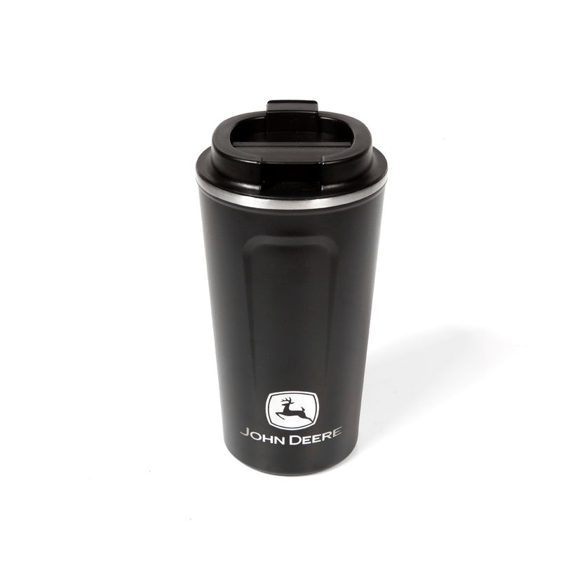 Vaso terrmico John Deere - Acero Inoxidable - 540 ml - Negro