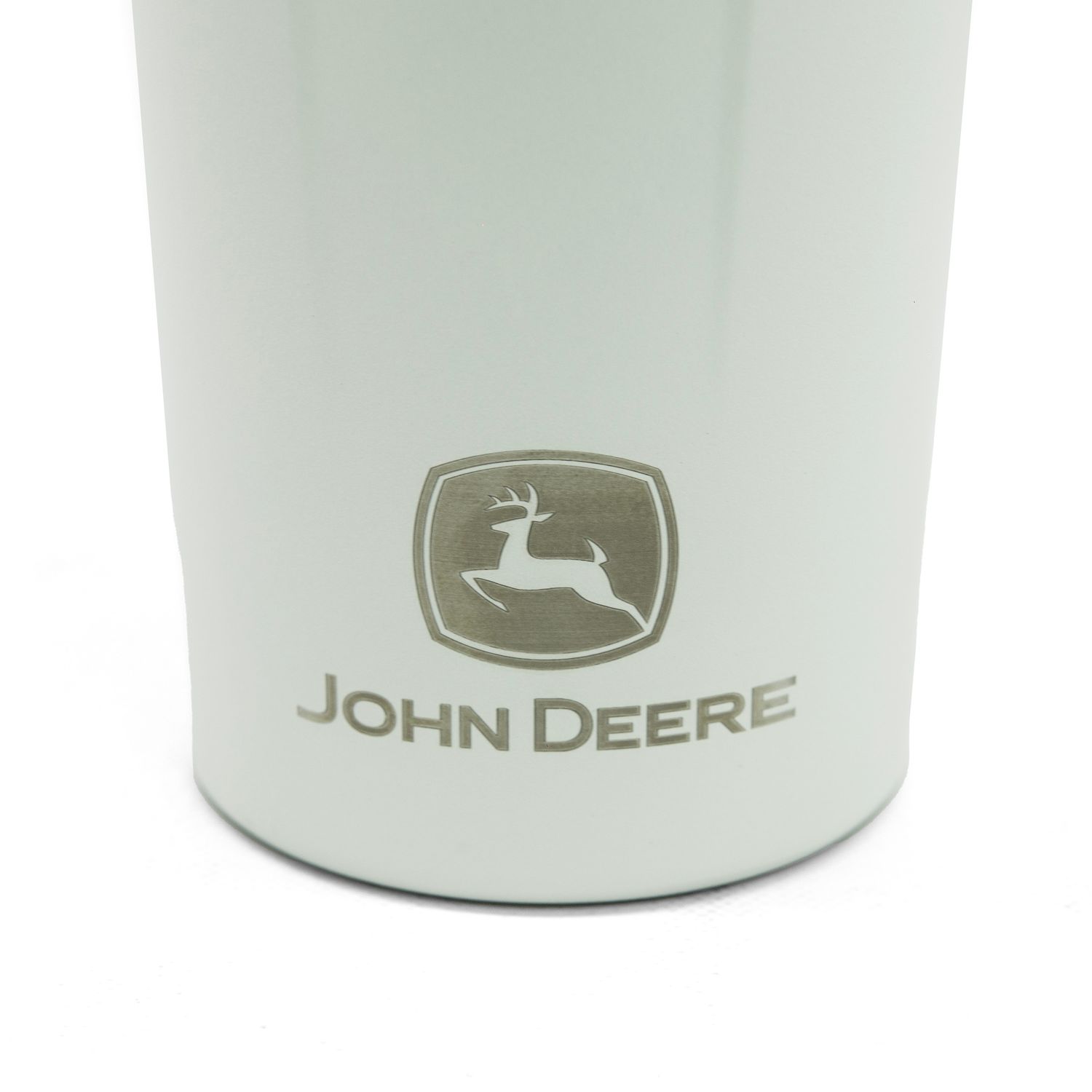 Vaso terrmico John Deere - Acero Inoxidable - 540 ml - Blanco