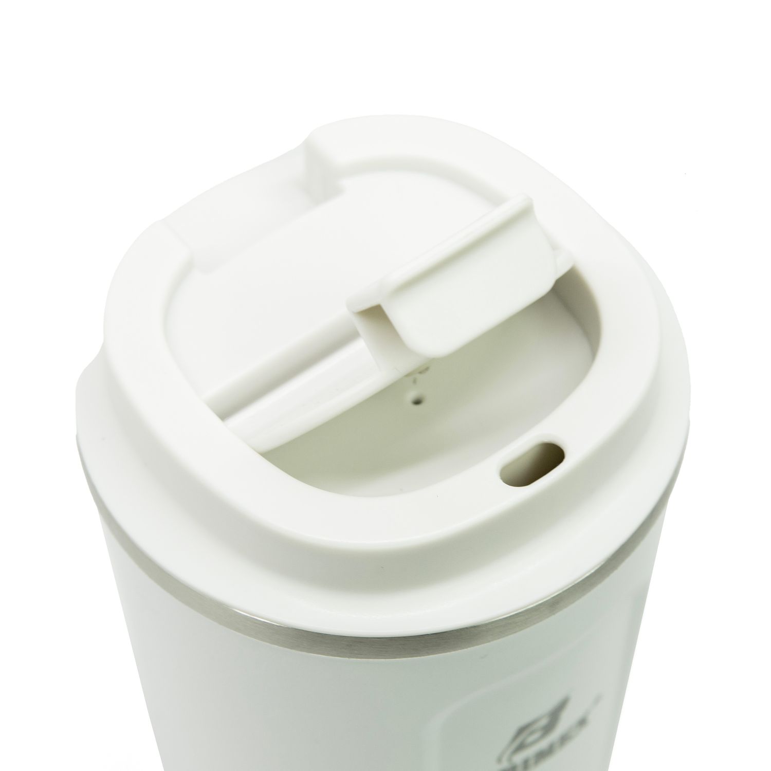 Vaso terrmico John Deere - Acero Inoxidable - 540 ml - Blanco