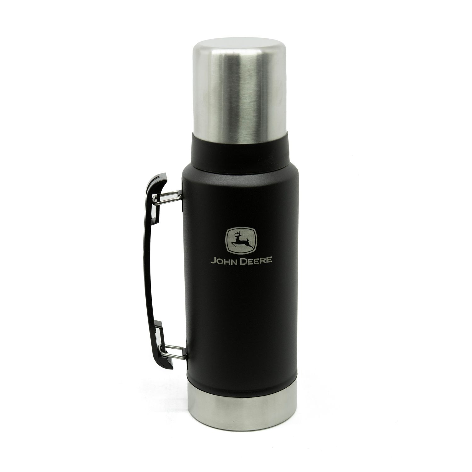 Termo Master John Deere Termico  - 1000 ML - Negro/plateado