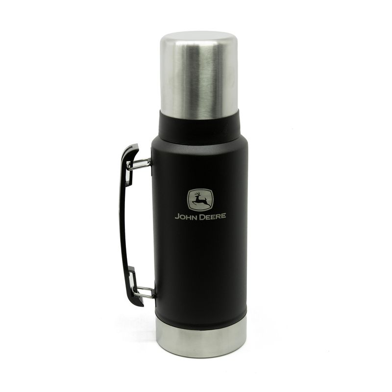 Termo Master John Deere Termico  - 1000 ML - Negro/plateado