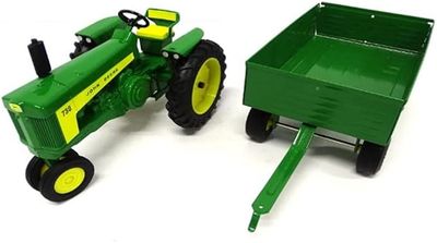 Tractor ERTL con vagón de barcazaJohn Deere 730 Escala 1/16