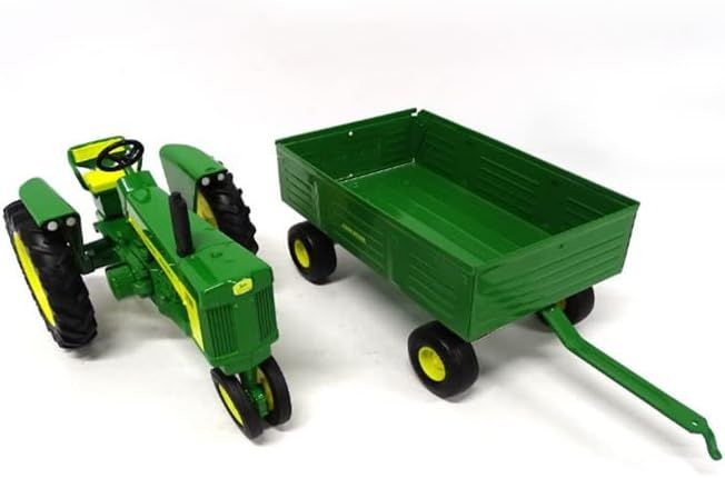 Tractor ERTL con vagón de barcazaJohn Deere 730 Escala 1/16