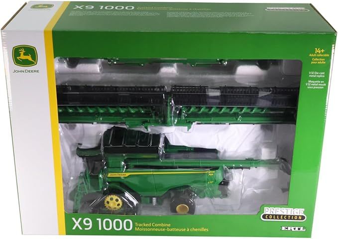 Cosechadora John Deere X9 1000 Escala 1/32 Con Orugas